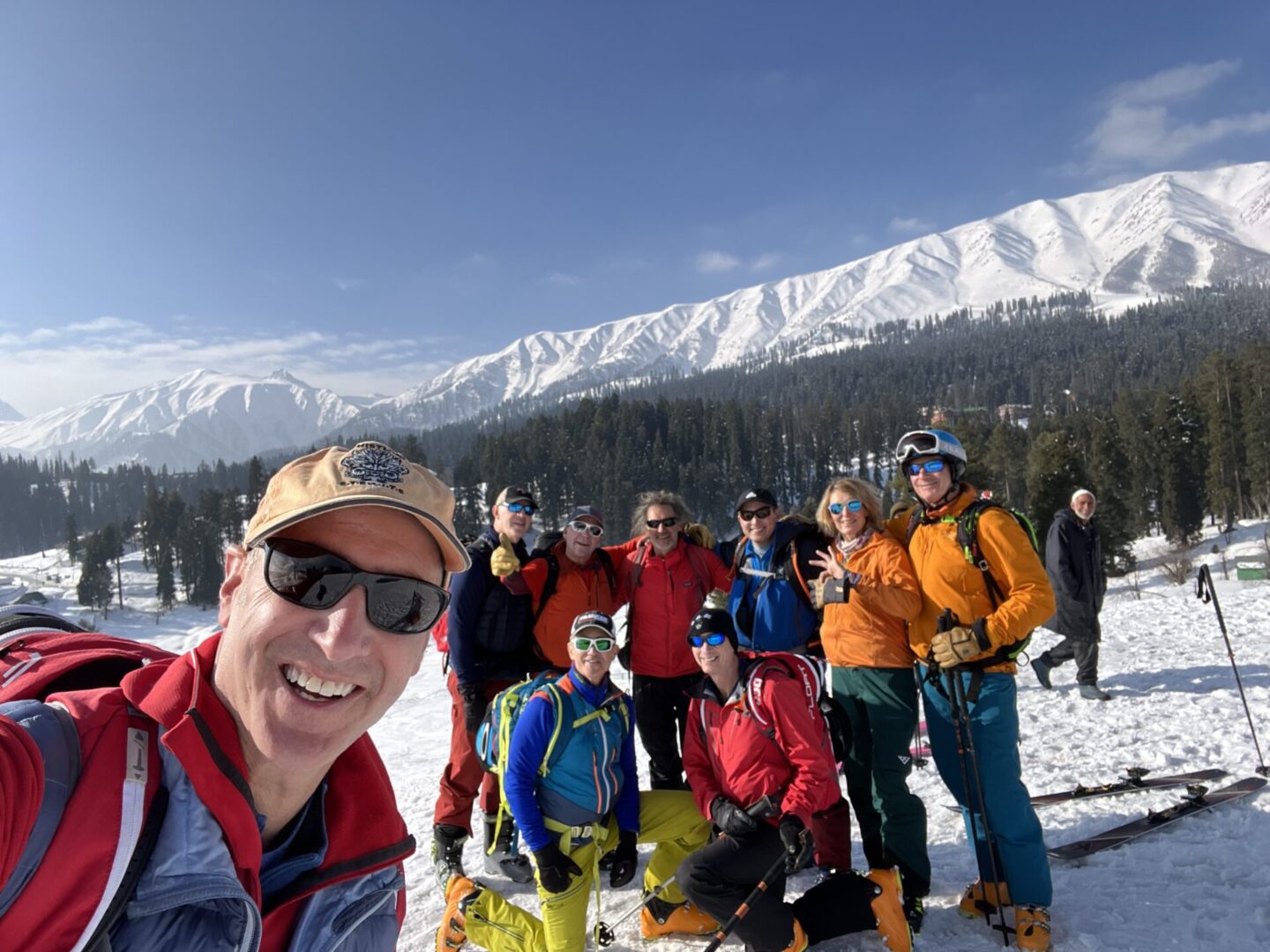 A group of people posing for a picture together